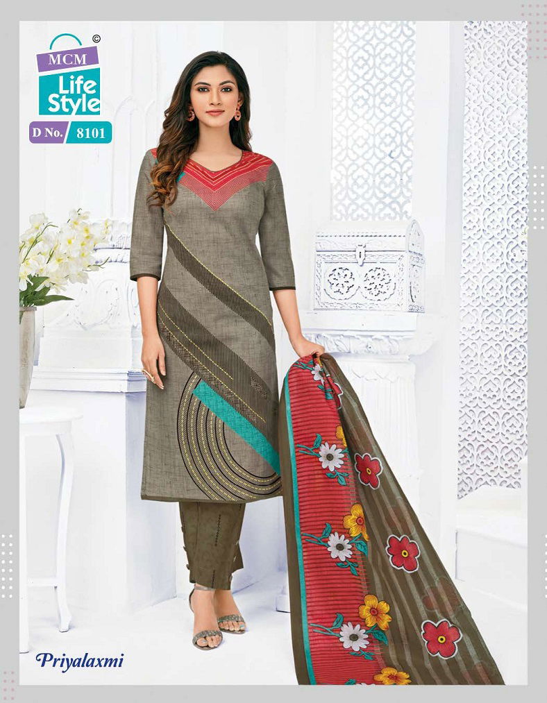 Mcm Lifestyle Priyalaxmi 22 Casual Daily Wear Cotton Printed Dress Material Collection